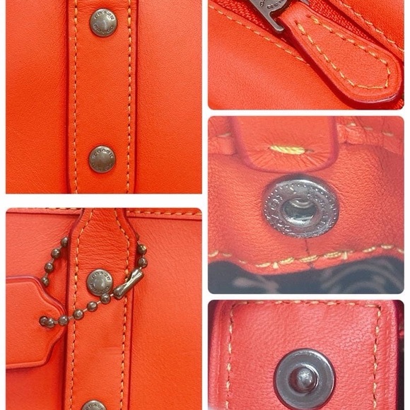 Coach x Disney Mickey Mouse City Zip Tote Red Leather Limited Edition F58957 - Picture 12 of 14